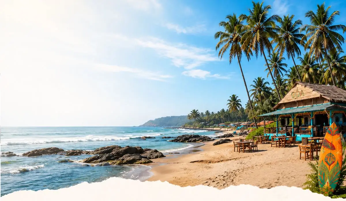 Beach shack, North Goa