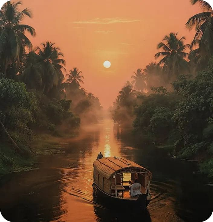 Alleppey houseboat cruise