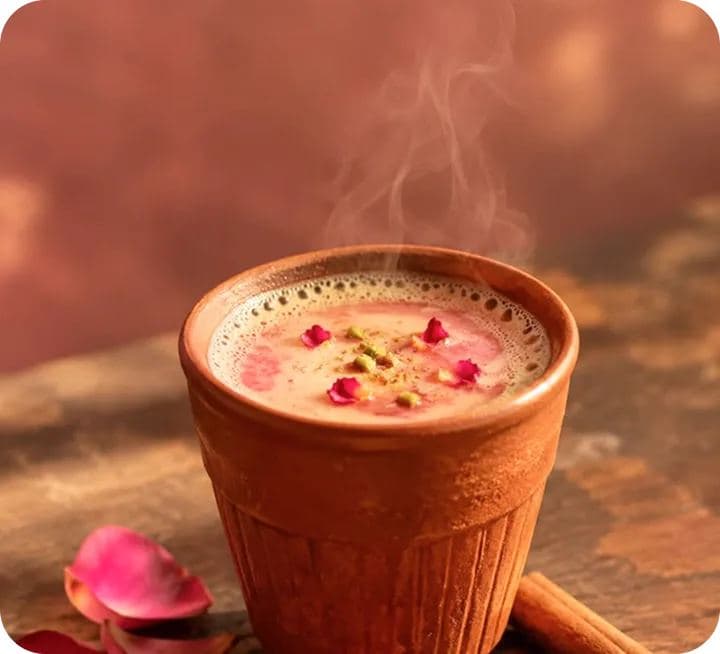 A warming cup of tea in the Himalayan cold