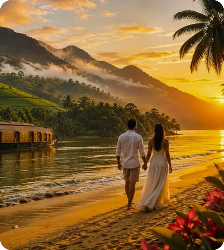 Kerala honeymoon houseboat
