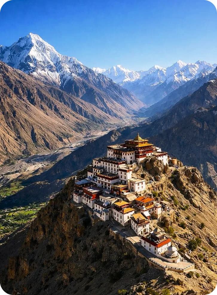 Leh town and palace, Ladakh