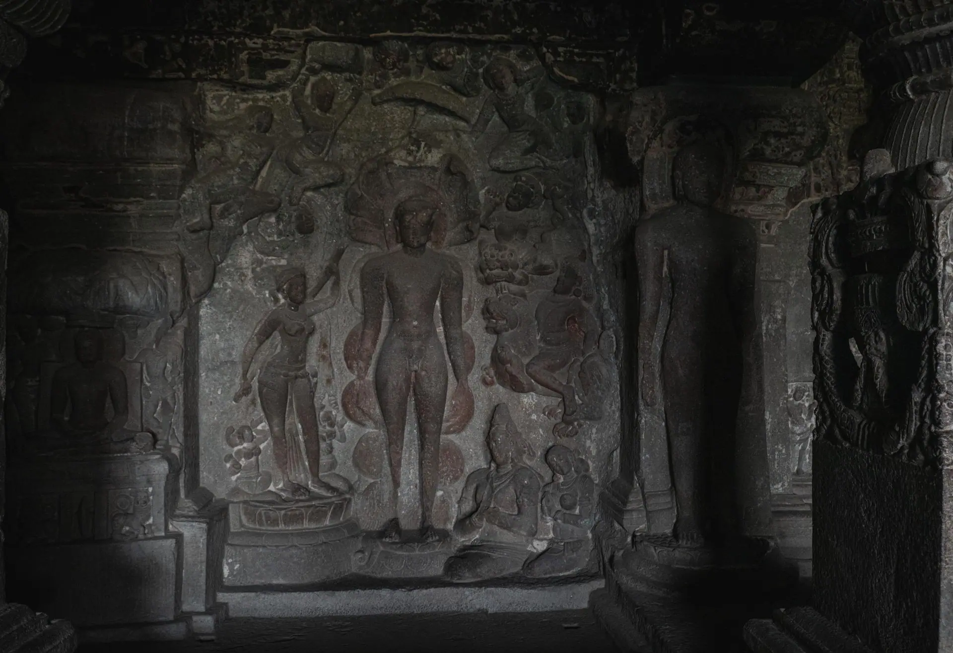 Explore the ancient rock-cut sculptures of the Ellora Caves, Maharashtra, India