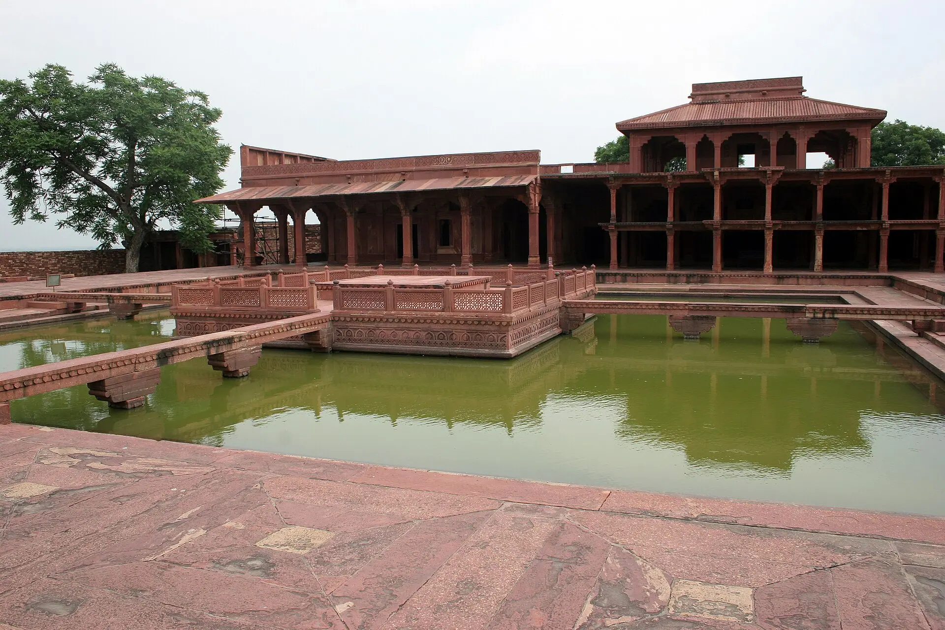 Anup Talao ( the peerless pool ) is a water tank in Akbar's Fatehpur Sikri complex outside Agra, India