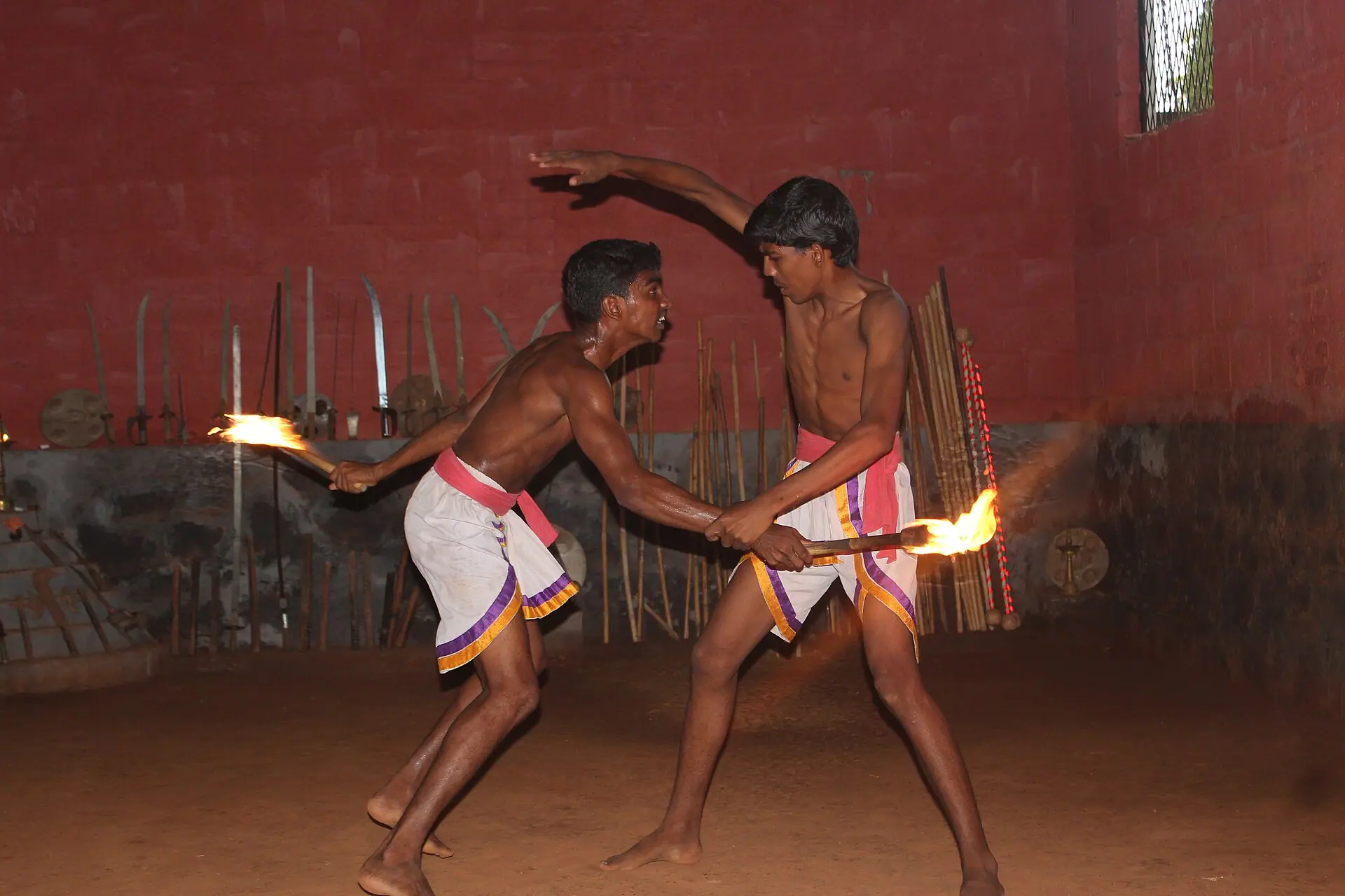 Kalaripayattu performance 2
