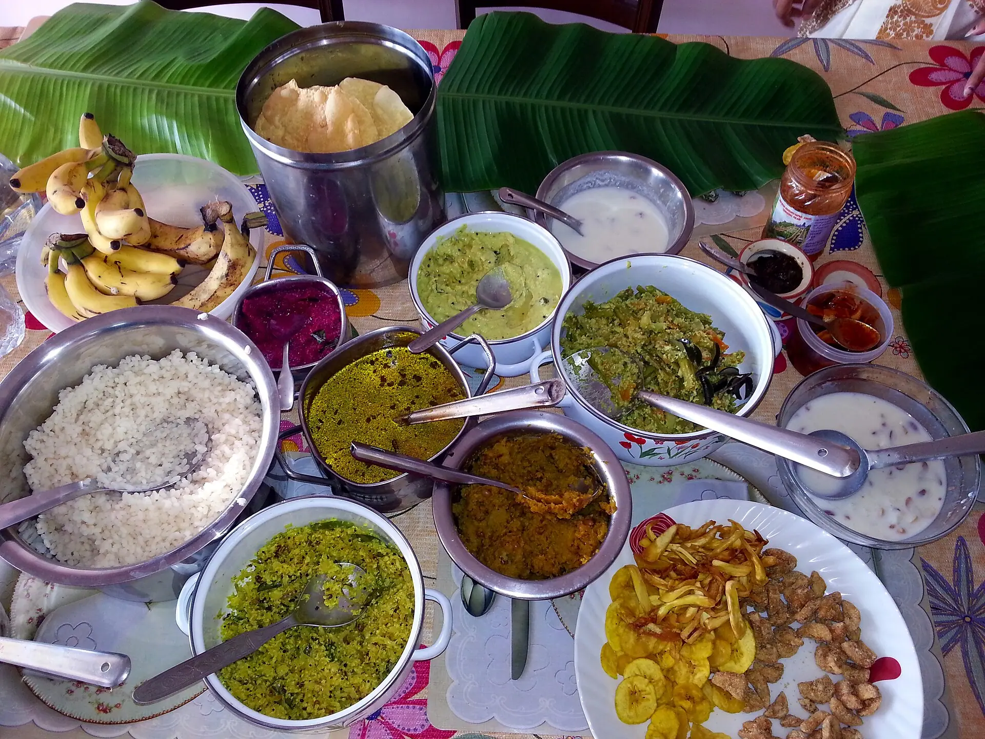 Onam Sadya, Festive feast India 2013