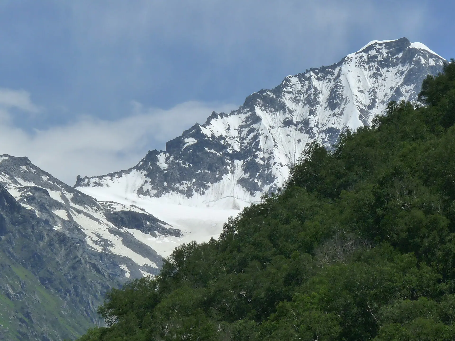 Mountains as seen from Valley of Flowers, Uttarakhand
