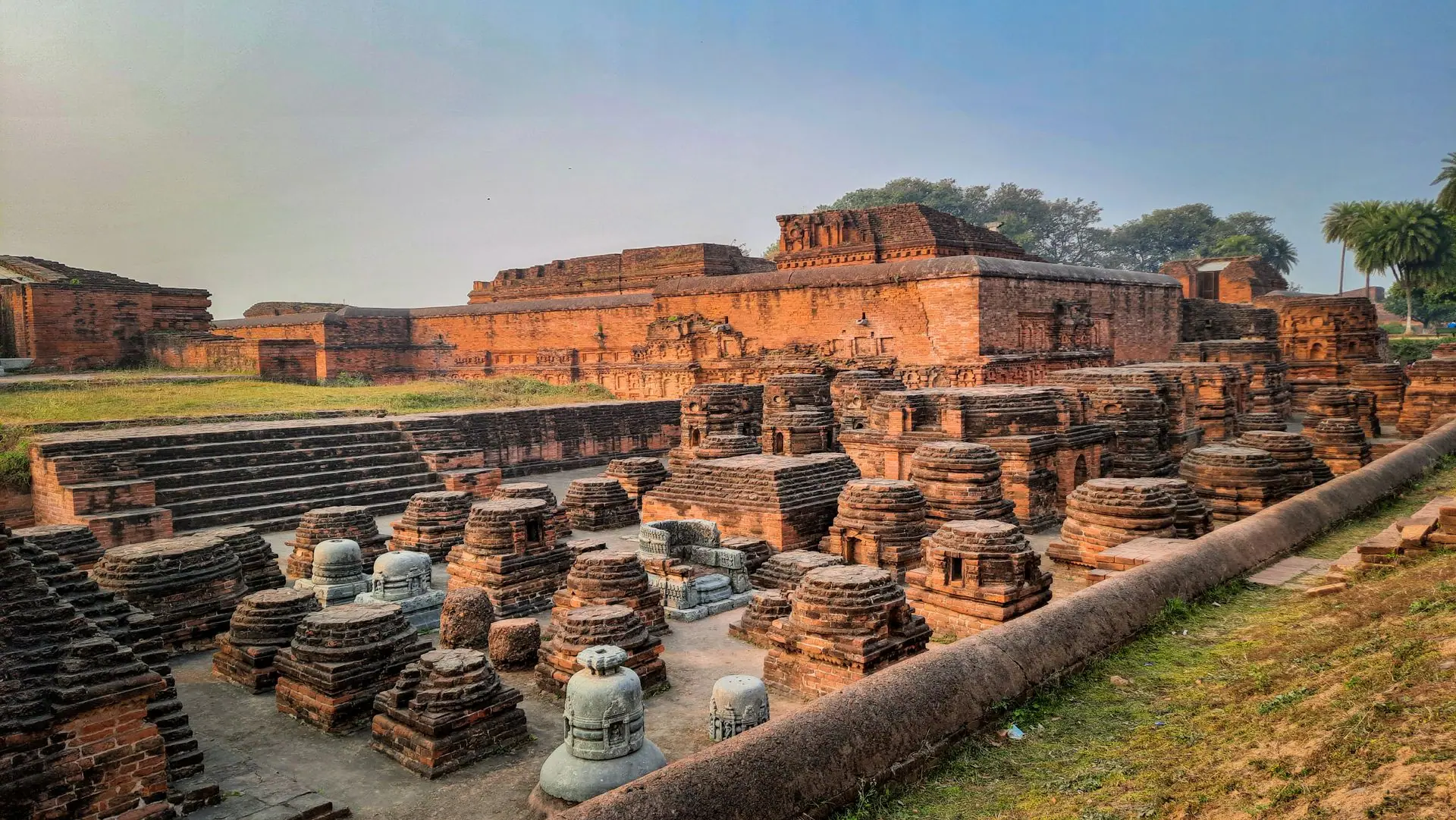 Explore the ancient ruins of Nalanda University, a treasure of Indian heritage and archaeology
