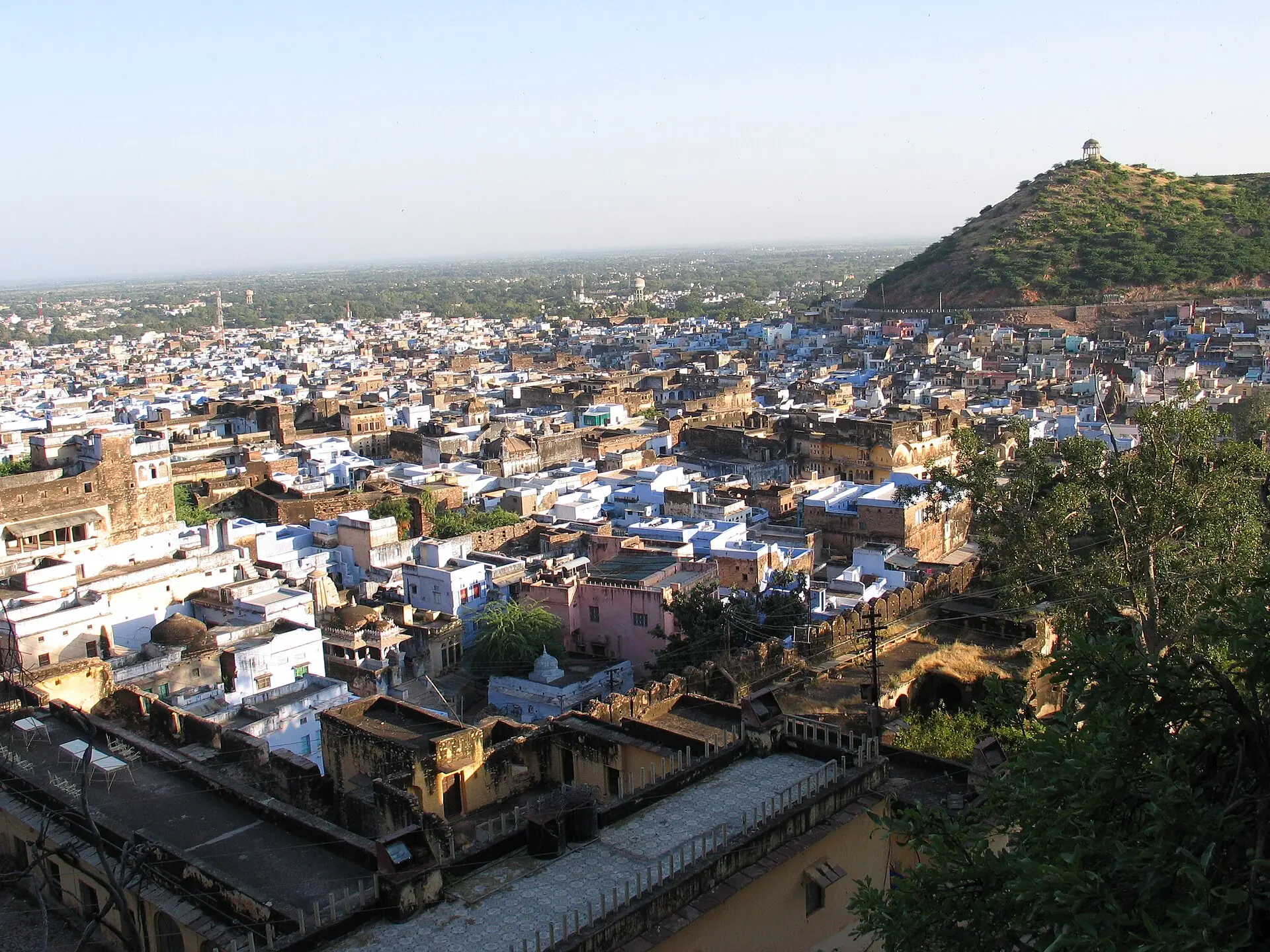 Bundi town: view from Garh Palace, Rajasthan, India
