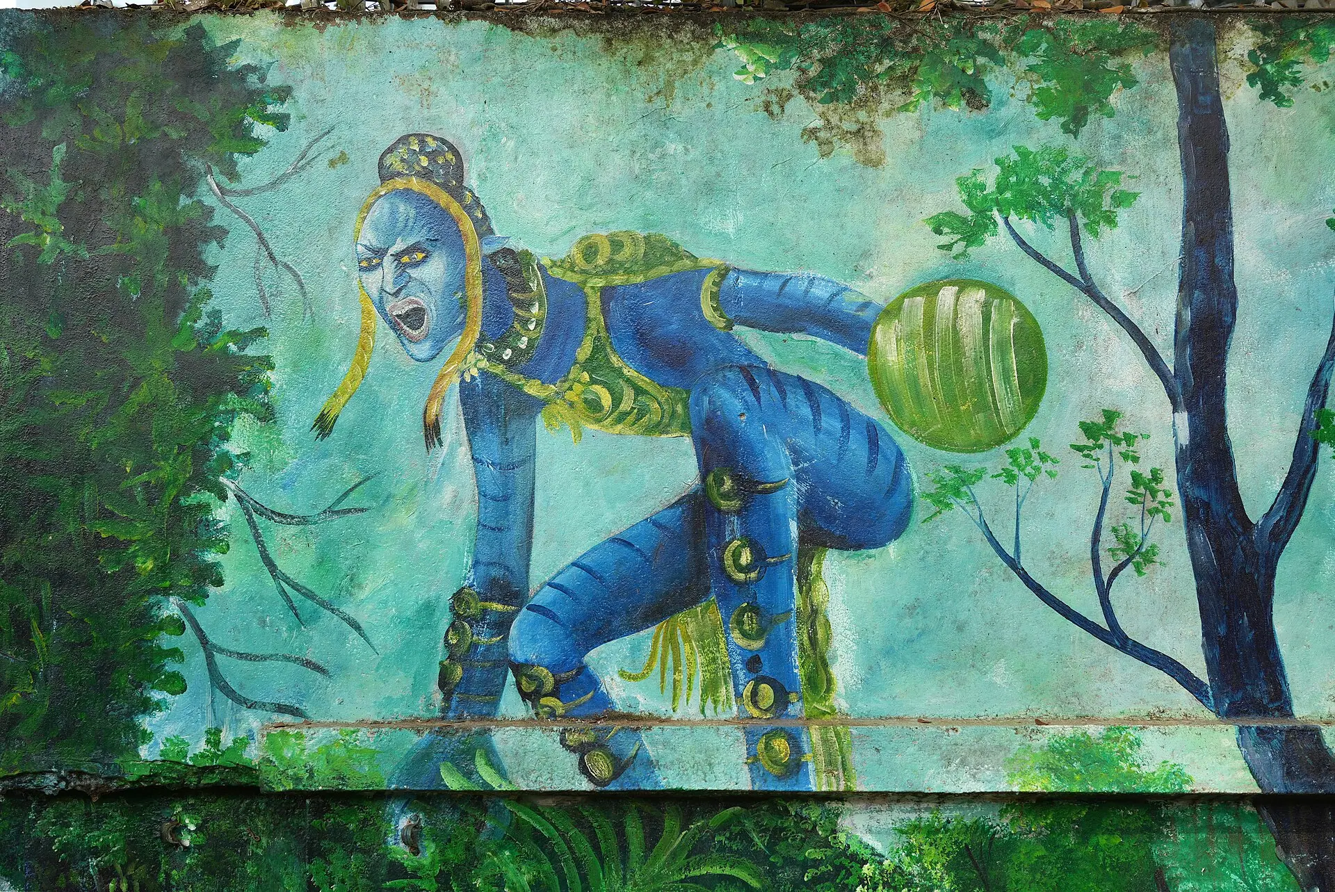 Fort Kochi - Mural of Na'vi