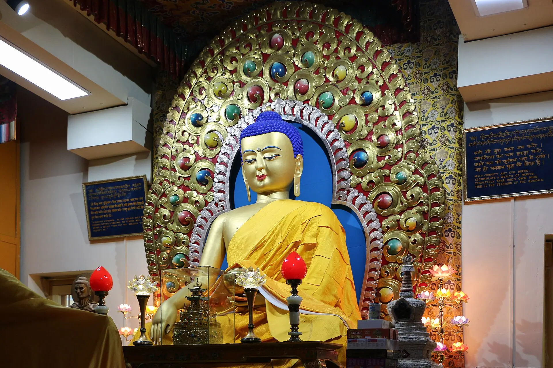Statue of the Buddha in Namgyal Monastery