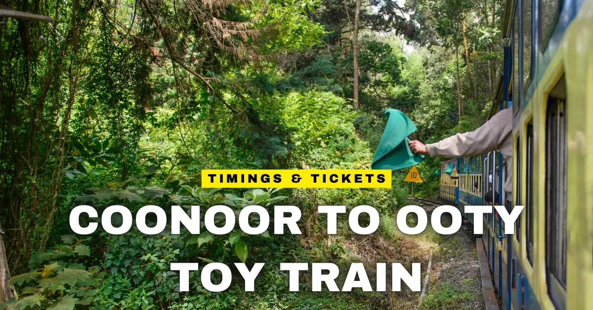Coonoor to Ooty Toy Train